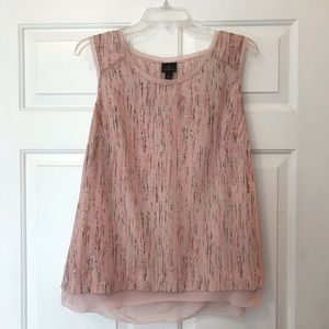 Worthington sleeveless pink top